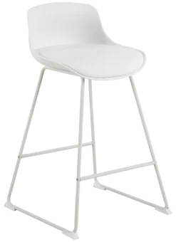 Outlet Bendt Barkruk Pelle Kunststof, kleur (zithoogte 66cm) Wit