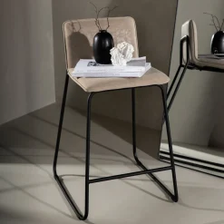 New Nohr Barkruk Sheridan Microvezel, kleur (zithoogte 64cm) Beige