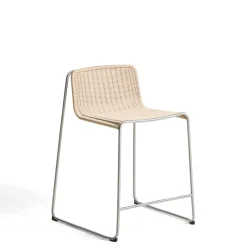 Discount Kave Home Barkruk Tavari Touw en staal Beige