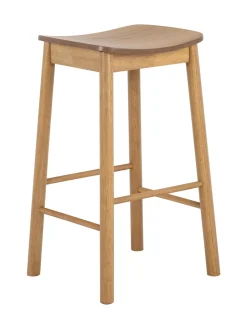 Sale Bendt Barkruk Vernard Eiken (zithoogte 74cm) Naturel