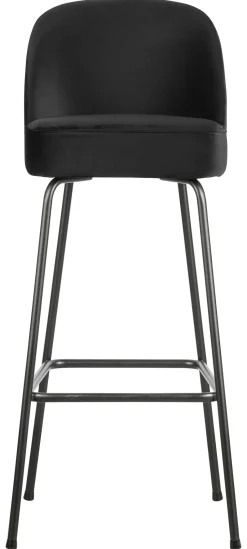 New WOOOD Barkruk Vogue (zithoogte 80cm) Velvet Zwart