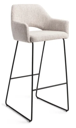 Discount Jesper Home Barkruk Yanai Slide Black (zithoogte 75cm) Pigeon