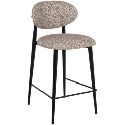 Sale Richmond Interiors Barstoel Dantes Geo stof, kleur Naturel