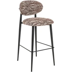 New Richmond Interiors Barstoel Dantes Geweven stof, kleur Hazel