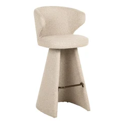 Clearance Richmond Interiors Barstoel Gatsbi Bouclé (zithoogte 75cm) Beige