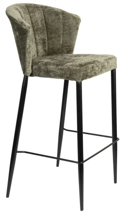 Outlet Dutchbone Barstoel Georgia Chenille (zithoogte 75cm)
