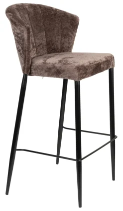 Outlet Dutchbone Barstoel Georgia Chenille (zithoogte 75cm)