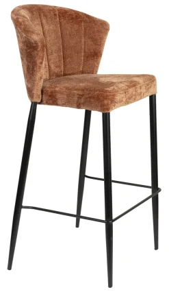 Outlet Dutchbone Barstoel Georgia Chenille (zithoogte 75cm)