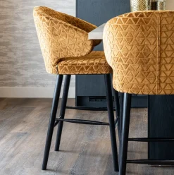 New Richmond Interiors Barstoel Indigo Triangle, kleur (zithoogte 68cm) Goud