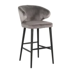 Online Richmond Interiors Barstoel Indigo Velvet (zithoogte 78cm)