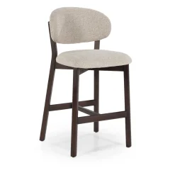 Sale Eleonora Barstoel Mikky Eikenhout en stof (zithoogte 69cm)