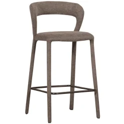 Outlet WOOOD Barstoel Noble Geweven stof (zithoogte 71cm)