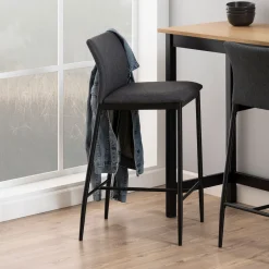 Best Bendt Barstoel Nuna Stof, kleur (zithoogte 67cm) Grijs