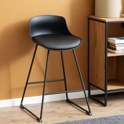 Sale Bendt Barstoel Pelle PU, kleur (zithoogte 66cm) Zwart