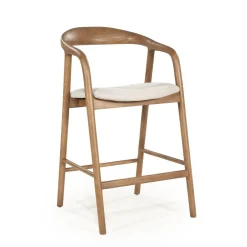 Best Eleonora Barstoel Rayven Essen en stof (zithoogte 65cm)