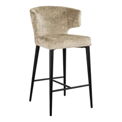Online Richmond Interiors Barstoel Taylor Chenille (zithoogte 67cm)