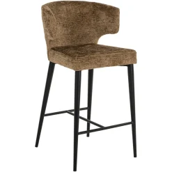 Online Richmond Interiors Barstoel Taylor Chenille (zithoogte 67cm)
