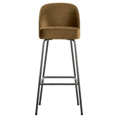 Best WOOOD Barstoel Vogue Velvet (zithoogte 79cm)