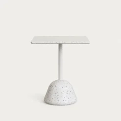 Clearance Kave Home Bartafel Saura Terrazzo, 70 x 70cm Wit