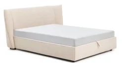 Clearance Kave Home Bed Arvian Met uitklapbare bedbodem, kleur Beige