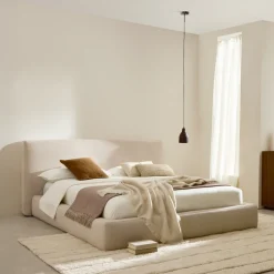 Clearance Kave Home Bed Blok kleur Ecru