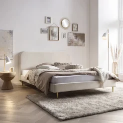 Sale Artistiq Living Bed Federico Velvet, 140 x 200cm