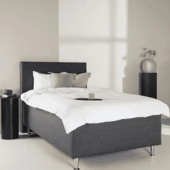 Online Nohr Bed Flecia 120 x 200cm Donkergrijs