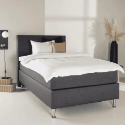 Outlet Nohr Bed Jacquise 120 x 200cm, kleur Donkergrijs