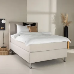 Discount Nohr Bed Jacquise 120 x 200cm, kleur Beige