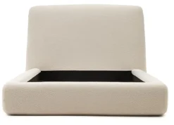 Outlet Kave Home Bed Martina Bouclé