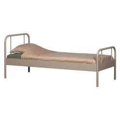 Clearance WOOOD Bed Mata 90 x 200cm, kleur Zand