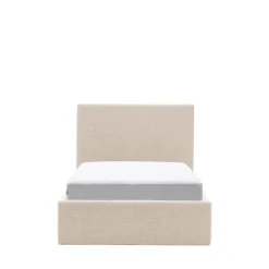 Best Kave Home Bed Nahiri Chenille, kleur Beige