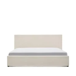 Best Kave Home Bed Nahiri Chenille, kleur Beige
