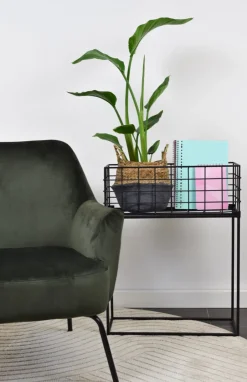 Discount Urban Interiors Bijzettafel Atlanta 55 x 20cm, kleur Zwart