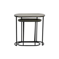 Light & Living Bijzettafel Bocov Set van 2 stuks