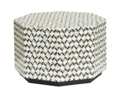 Clearance Tower Living Bijzettafel Brendola Bone inlay, 60 x 60cm