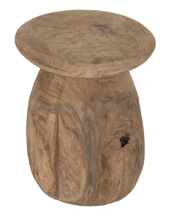 Outlet MUST Living Bijzettafel Bromo Teakhout, Ø35cm