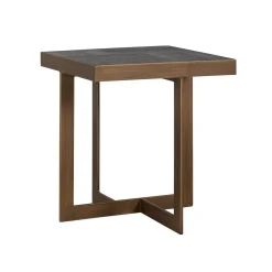 New Richmond Interiors Bijzettafel Cambon Eiken, 50 x 50cm