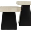 ZILT Bijzettafel Capricia Keramiek, Set van 2 stuks