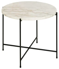 Discount Bendt Bijzettafel Carolien Marmer Wit