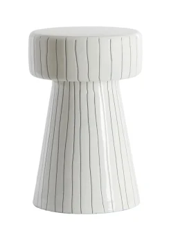 Online Light & Living Bijzettafel Dakwa 29cm, kleur Wit/Zwart