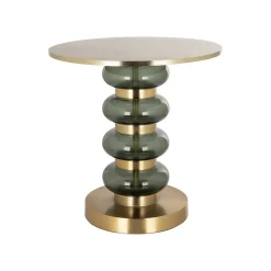 Discount Richmond Interiors Bijzettafel Dalina 45cm, kleur Groen