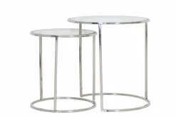 Online Light & Living Bijzettafel Duarte Set van 2 stuks