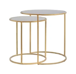 Online Light & Living Bijzettafel Duarte Set van 2 stuks