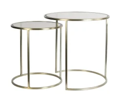 Online Light & Living Bijzettafel Duarte Set van 2 stuks