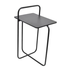 Hot Urban Interiors Bijzettafel Easy Met Tijdschriftenrek, 28 x 37cm, kleur Mat Zwart