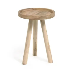Online Kave Home Bijzettafel Glenda hout Teak
