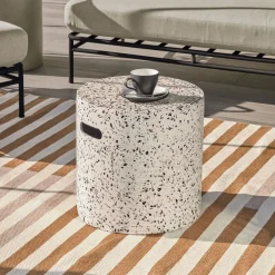 Best Kave Home Bijzettafel Jenell 35cm Wit