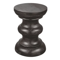 New WOOOD Bijzettafel Jonah Mangohout, 30cm Donkerbruin