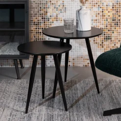 Hot ZILT Bijzettafel Kevan set van 2 stuks